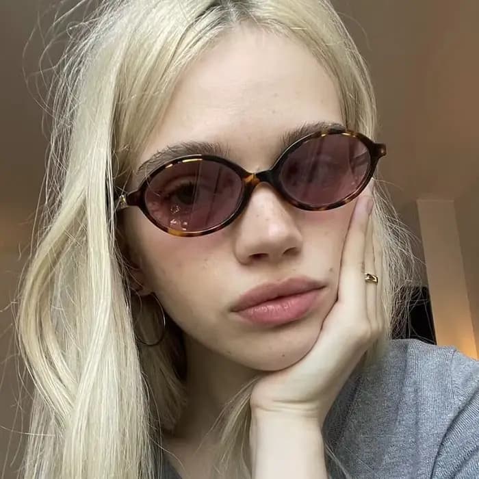 Vintage lunettes de soleil ovales 2025 hommes marque de luxe concepteur petites