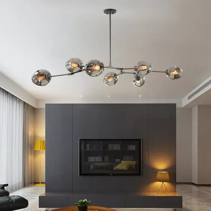 Lustre en verre Ludeviation moderne pour LOFT, plafonnier LED, suspension, salon, salle à manger, décoration d'intérieur, confliclights, luminaires de cuisine