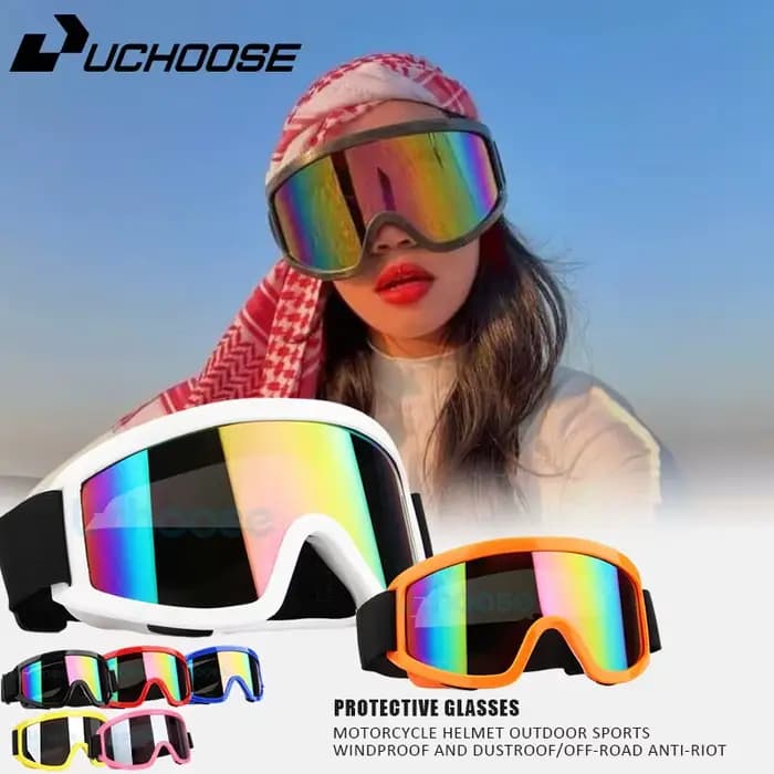 Lunettes de casque de moto