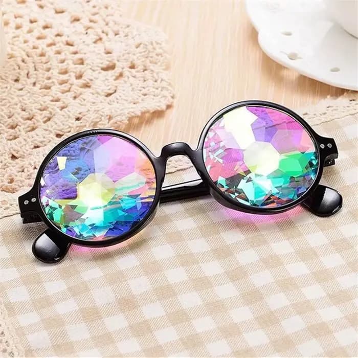 Lunettes Caleidoscope Colorées pour Femmes