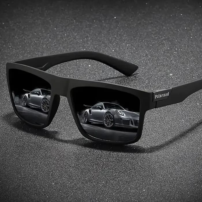 6 paires de lunettes de mode hip-hop colorées de forme carrée