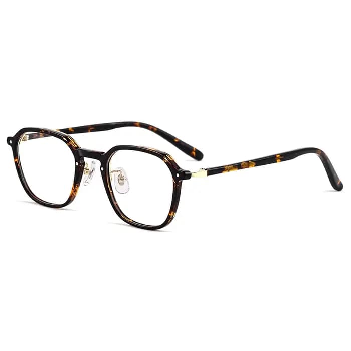 Lunettes carrées en fibre d'acétate pour hommes et femmes