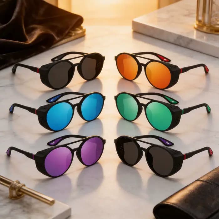 Lunettes de soleil polarisées avec protections latérales