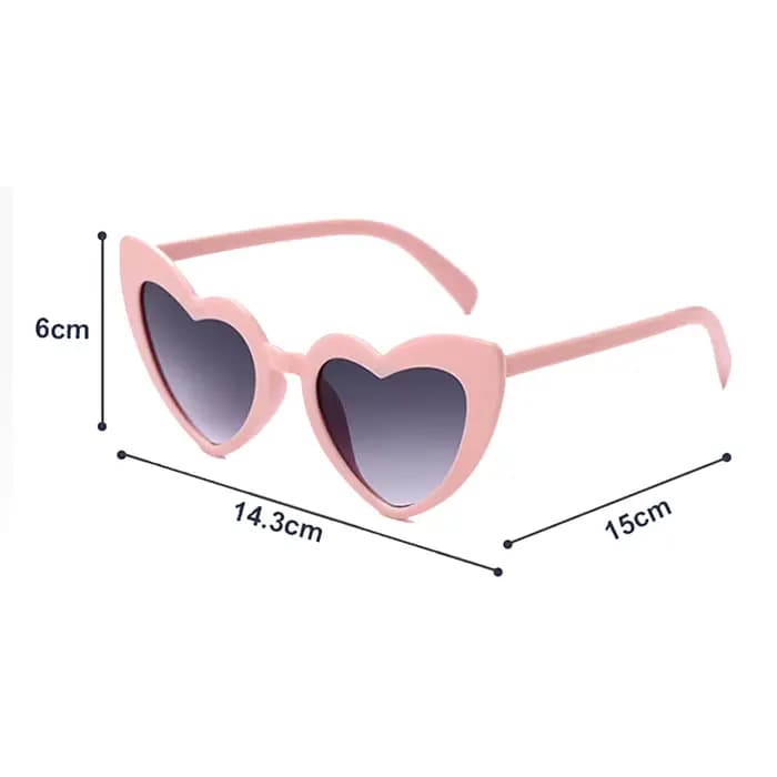 Amour effet spécial lunettes en forme de coeur mode