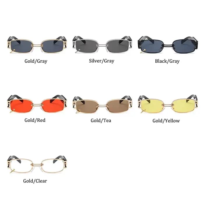 Lunettes de Soleil Punk à la Mode pour Femme