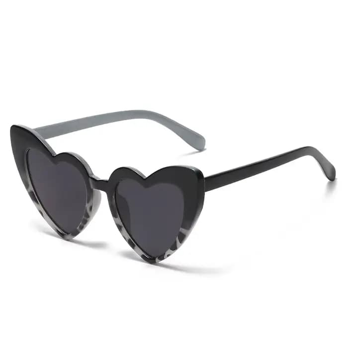 Lunettes de soleil en forme de cœur pour femmes et hommes