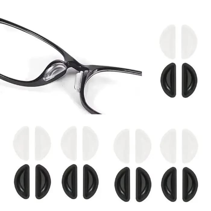 20 paire/ensemble D forme bâton sur Supports nasaux Invisible anti-dérapant lunettes plaquettes nasales accessoires