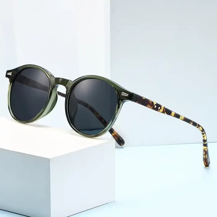 Nouvelles Lunettes de Soleil Rondes Vintage pour Femmes et Hommes