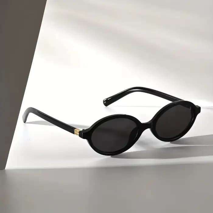 Lunettes de soleil ovales rétro pour hommes et femmes