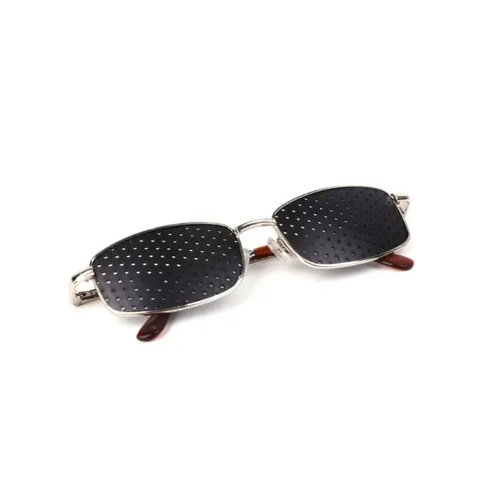 Lunettes à sténopé en métal