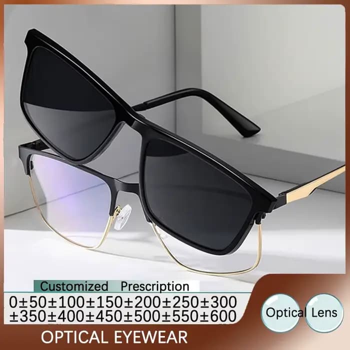 Lunettes de lecture magnétiques à clipser pour hommes