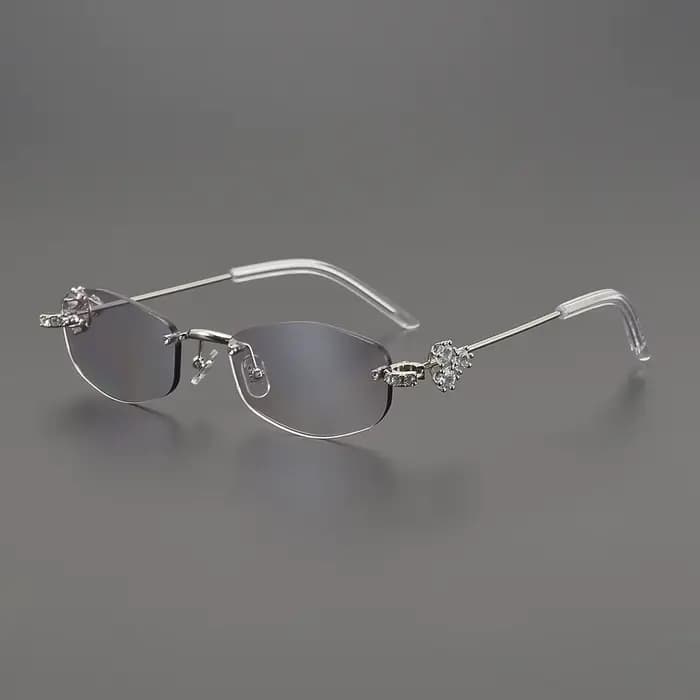 MUSKOBR – lunettes Vintage sans bords pour femmes et hommes