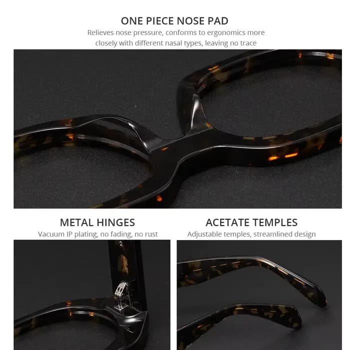 Lunettes Vintage femmes dame acétate mode polarisé UV400