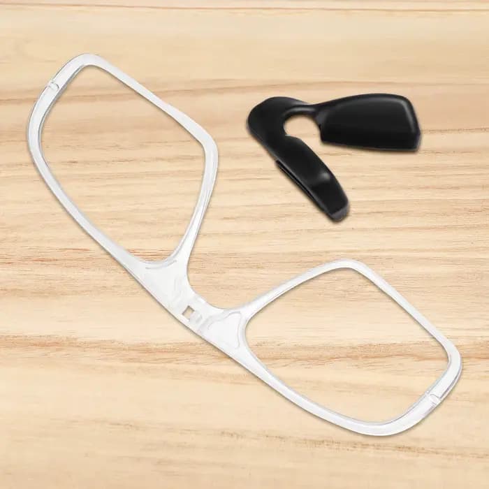 Support de lentilles à clipser + grande plaquette nasale pour lunettes de soleil Oakley Jawbreaker OO9290