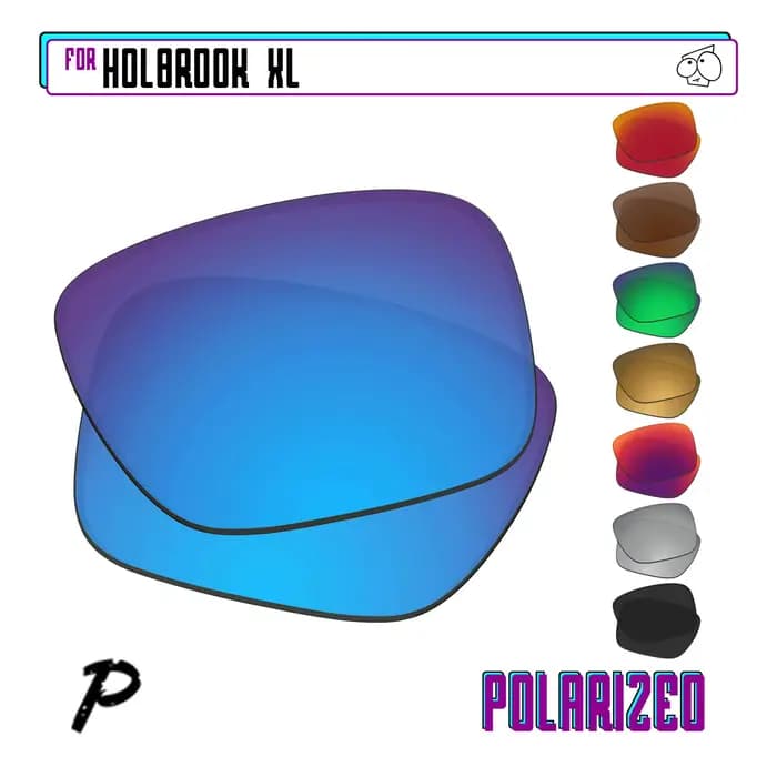 Verres de remplacement polarisés pour lunettes de soleil Oakley Holbrook XL OO9417 59 mm - Plusieurs options