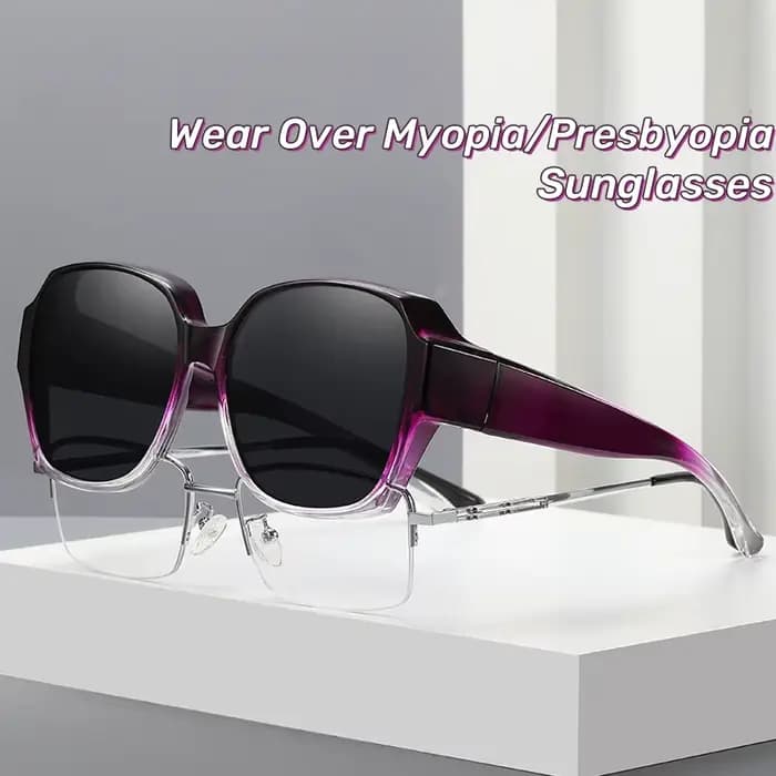 Lunettes de soleil polarisées rondes à la mode