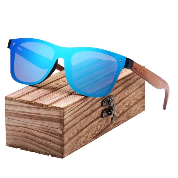 BARCUR lunettes de soleil hommes bois