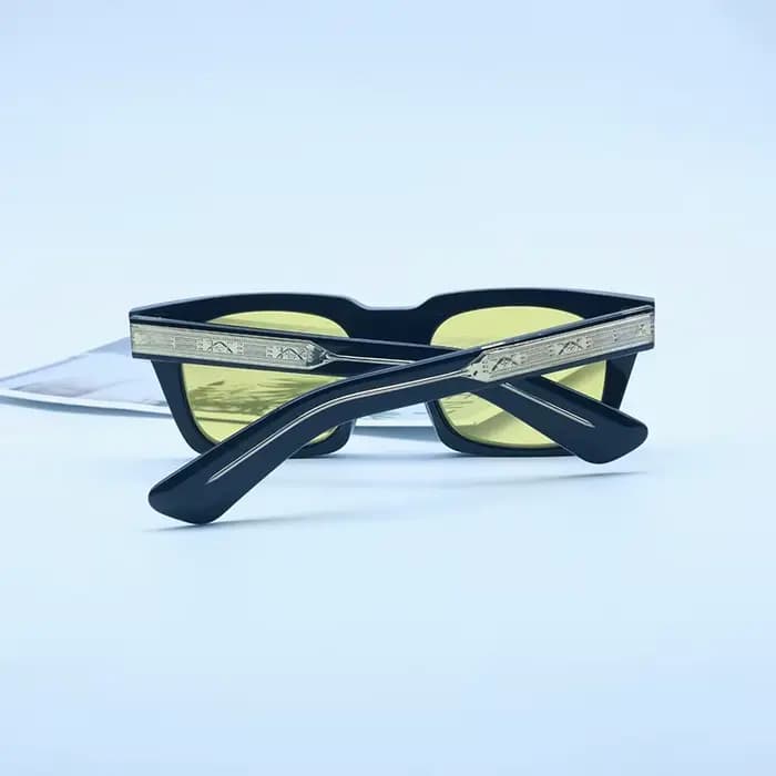 Quentin-Lunettes de soleil ovales en acétate et alliage pour hommes et femmes