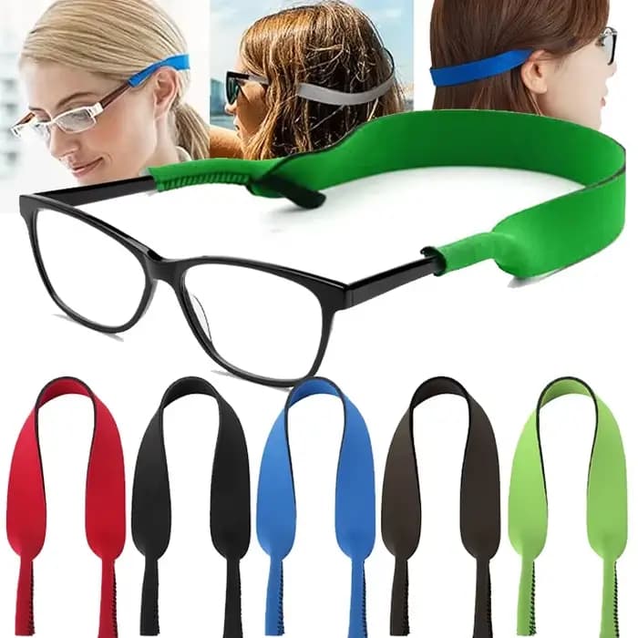Sangle extensible pour lunettes de soleil flottantes solides