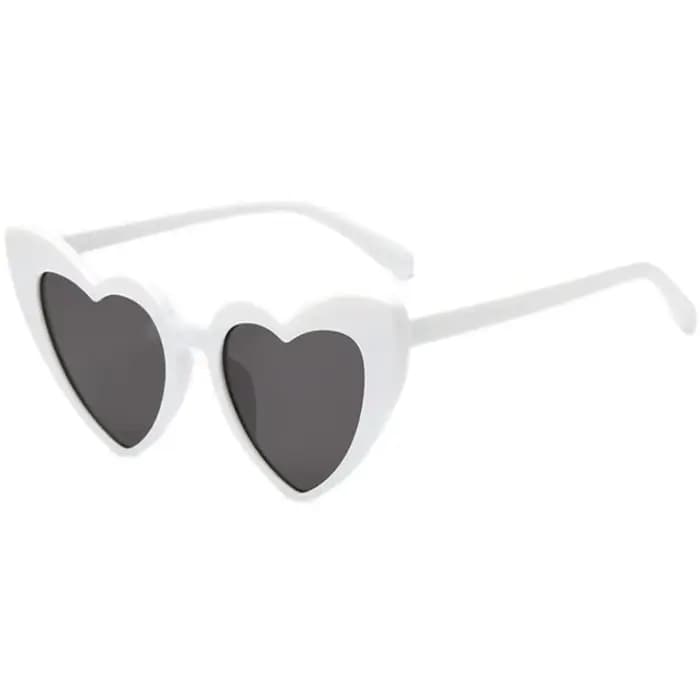 Nouveau grand coeur lunettes de soleil femmes Vintage marque Designer