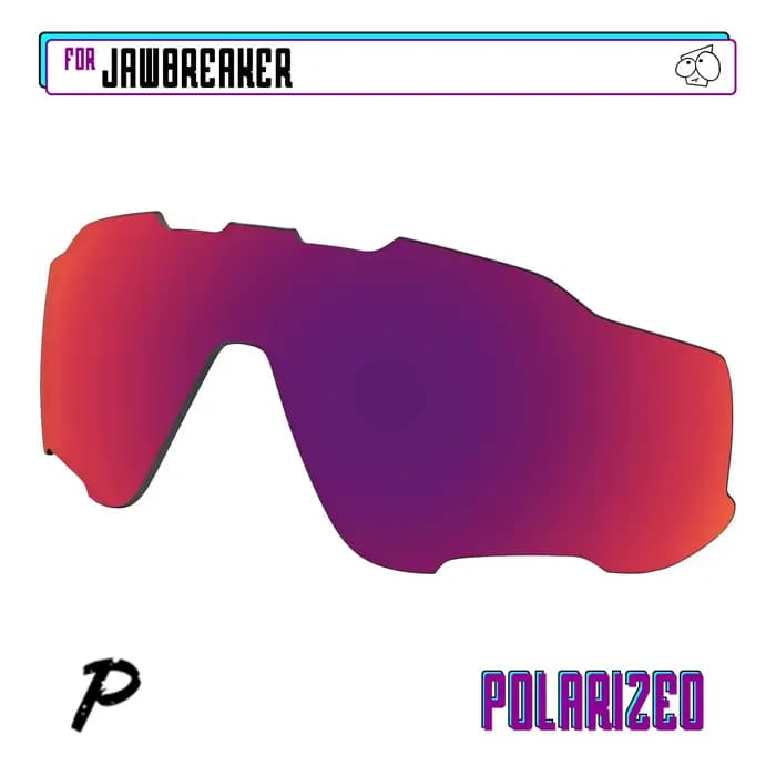 Verres de remplacement polarisés pour Oakley Jawbreaker OO9290 | Lunettes de soleil
