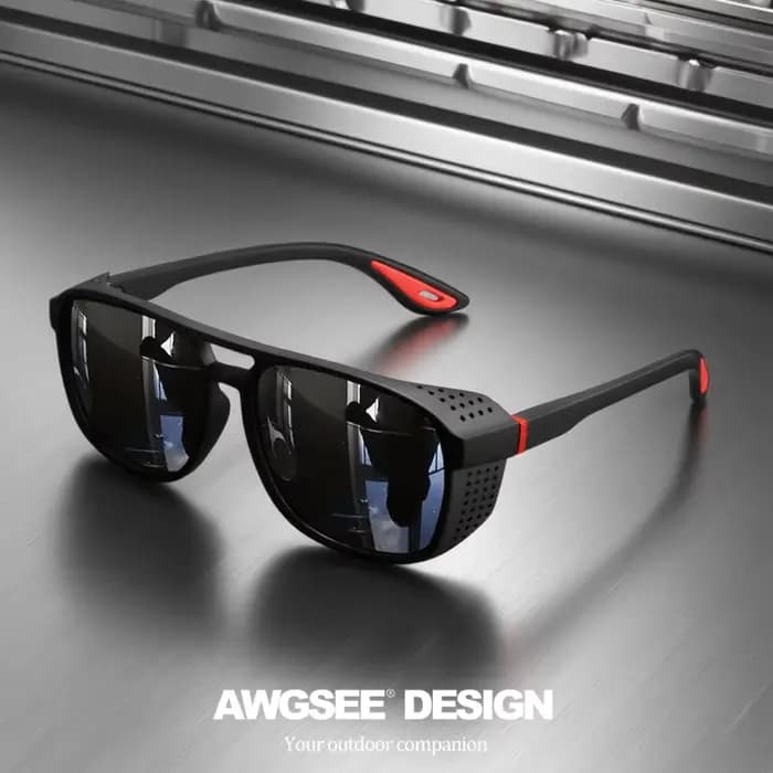 Lunettes de soleil de sport professionnelles – Polarisées coupe-vent UV400 pour le cyclisme