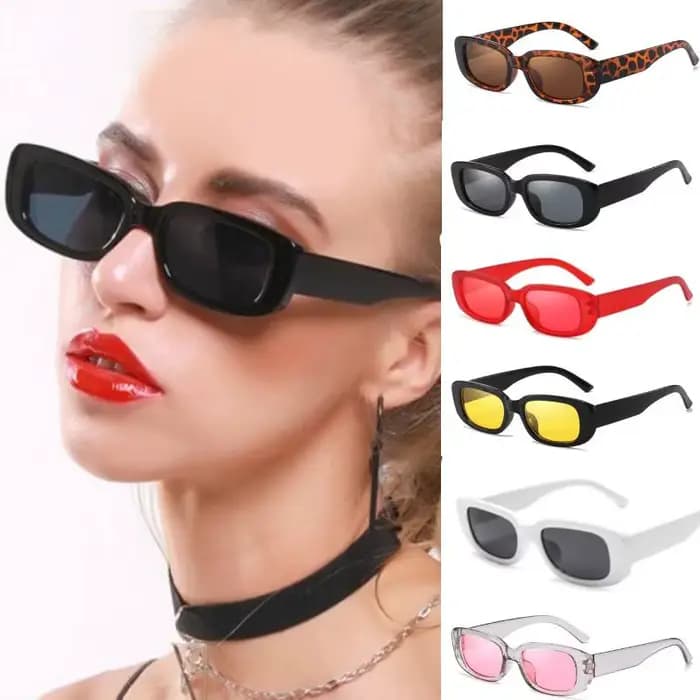 Petites lunettes de soleil carrées pour femmes