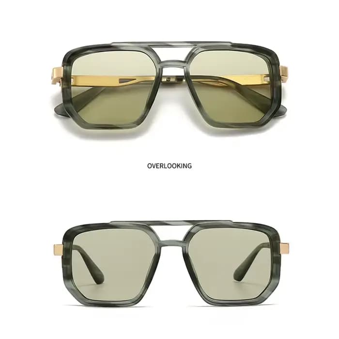 Lunettes de soleil vintage à double pont