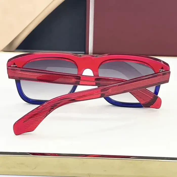 Lunettes de soleil YVES faites à la main de haute qualité 2025 – Nouveau cadre carré rétro UV400 – Luxe discret – Mode unisexe