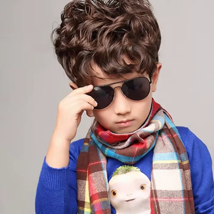 Nouvelles lunettes de soleil vintage nouvelle mode bébé enfants garçon fille pilote