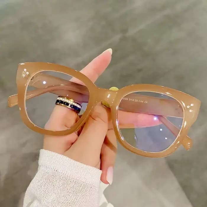 Grandes lunettes carrées anti-lumière bleue pour hommes et femmes