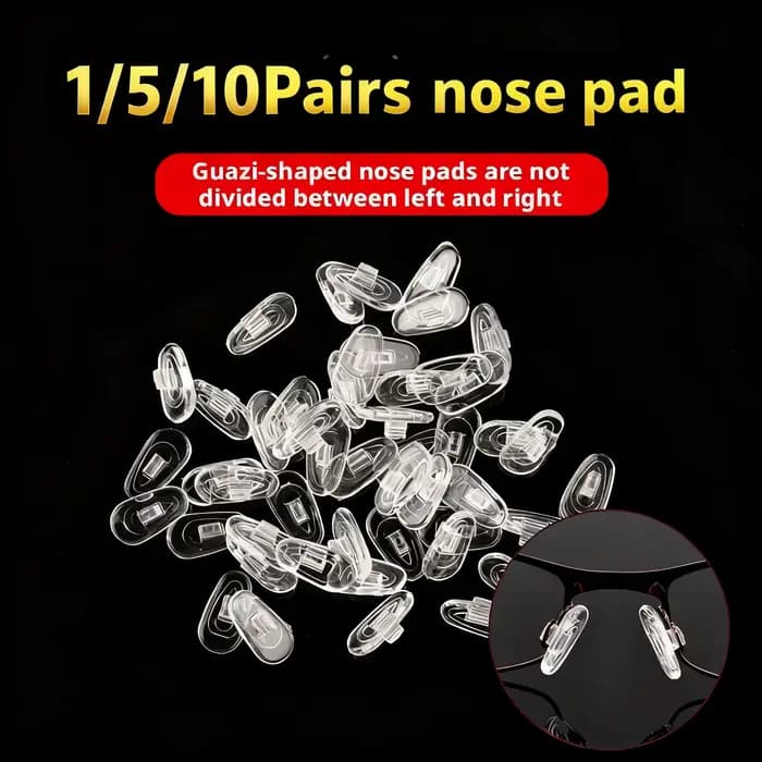 Coussinets de nez en Silicone pour lunettes