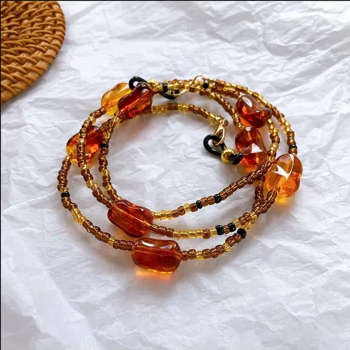 JOWomen-Lunettes de soleil en verre ambré pour femme