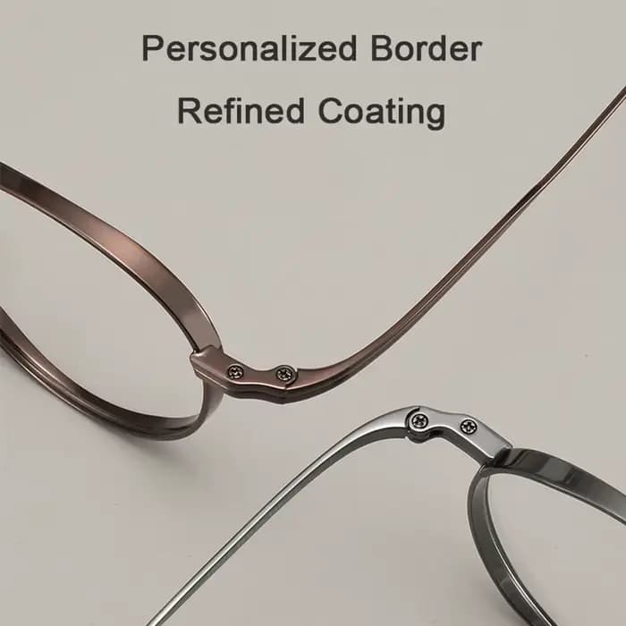 Nouveau petit rond lunettes en titane marque Design hommes femmes