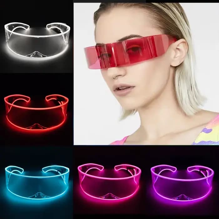 Lunettes Led lumineuses sans fil