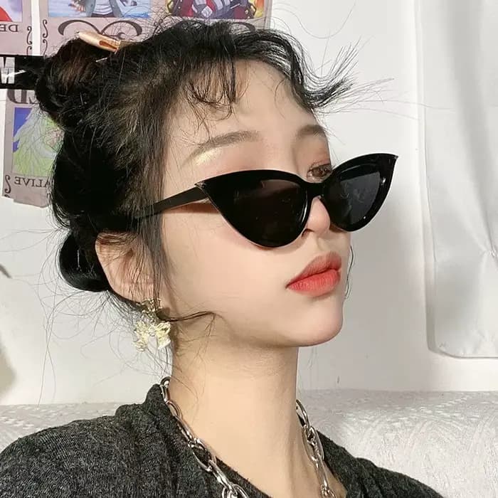 Samjune – lunettes de soleil Vintage œil de chat pour femmes