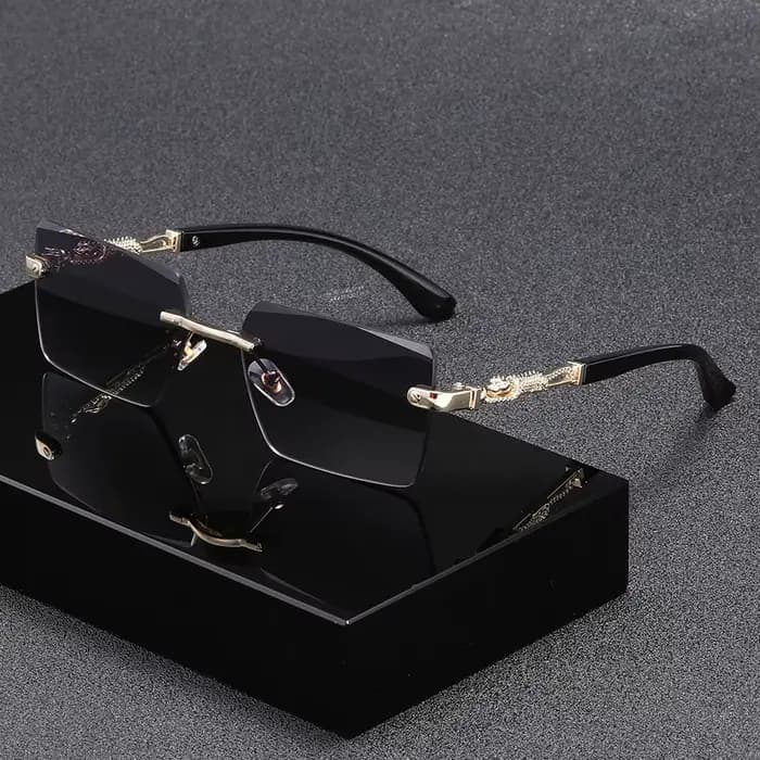 Lunettes de mode tendance personnalisées sans cadre pour hommes et femmes adaptées aux fêtes