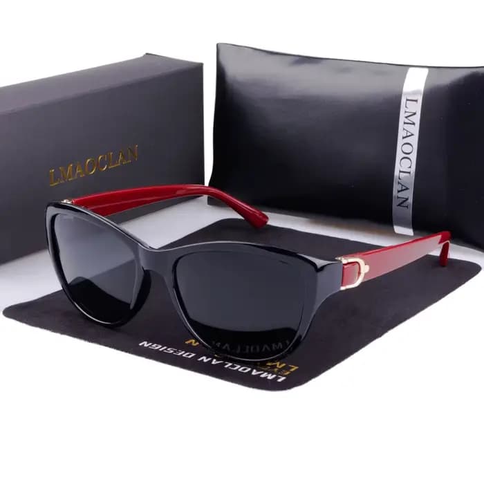 Femmes lunettes de soleil polarisées de luxe mode dames Vintage marque concepteur femme