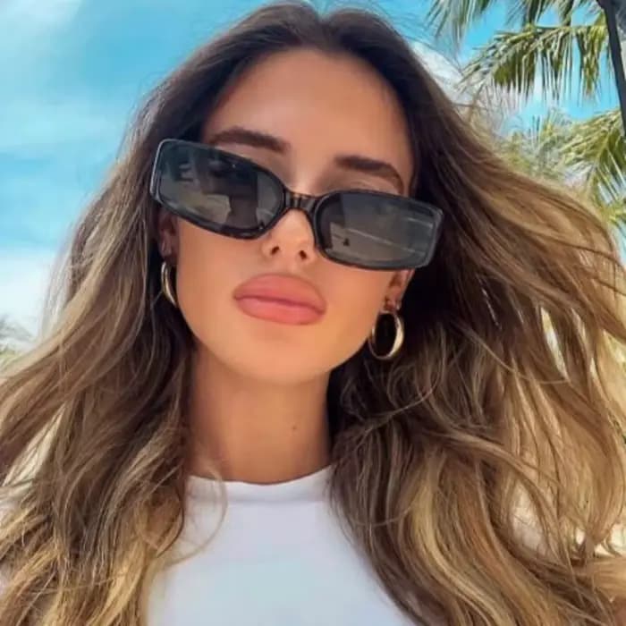 Lunettes de soleil léopard carrées pour femmes