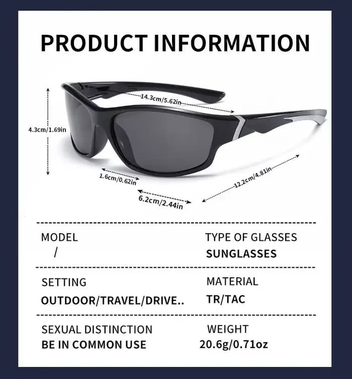 Okum lunettes polarisées mode UV400
