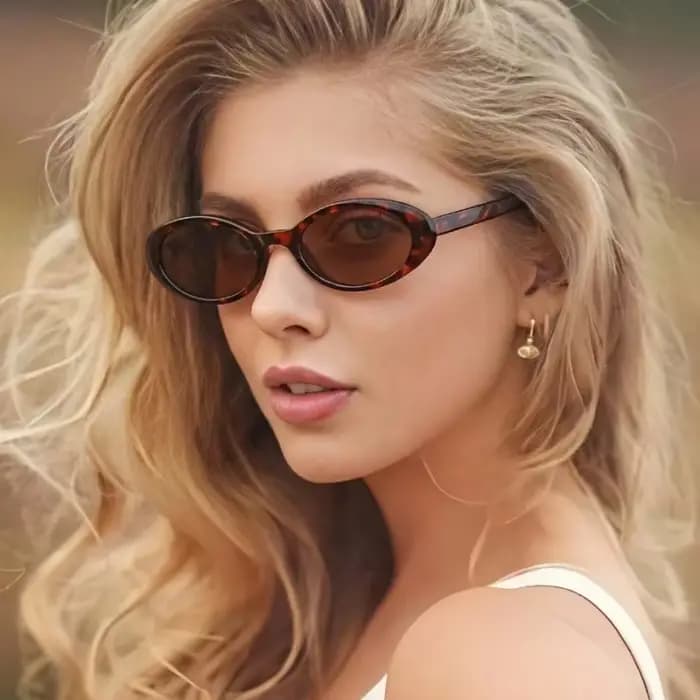 Lunettes de soleil œil de chat vintage pour hommes