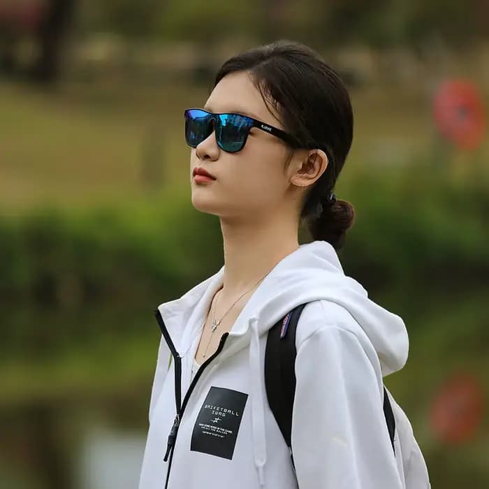 KAROS lunettes de soleil polarisées pour hommes femmes carré surdimensionné Anti-éblouissement conduite