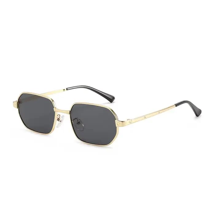 Lunettes de soleil carrées minimalistes pour hommes
