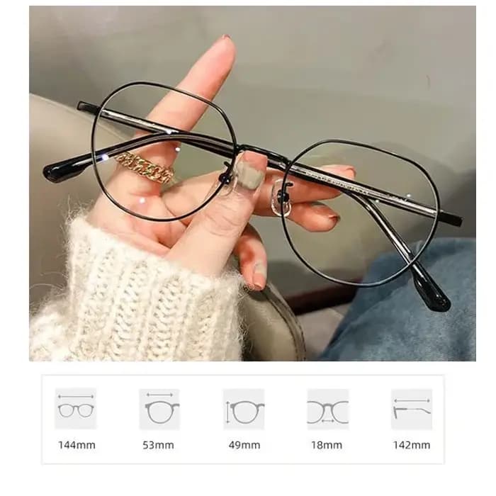 Lunettes de myopie de luxe classiques Vintage Anti-lumière bleue