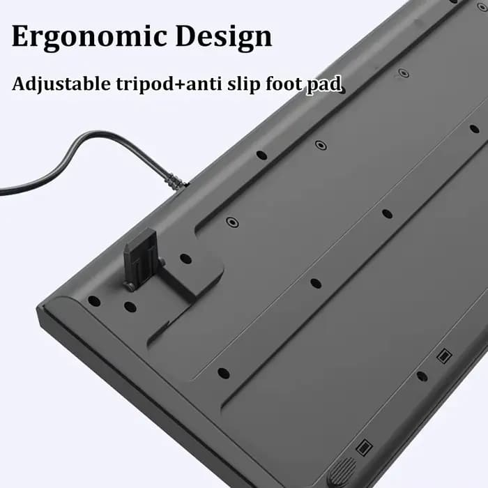 104 touches USB clavier filaire conception ergonomique clavier de jeu clavier Standard clavier d'ordinateur portable pour ordinateurs portables de bureau ordinateurs de bureau