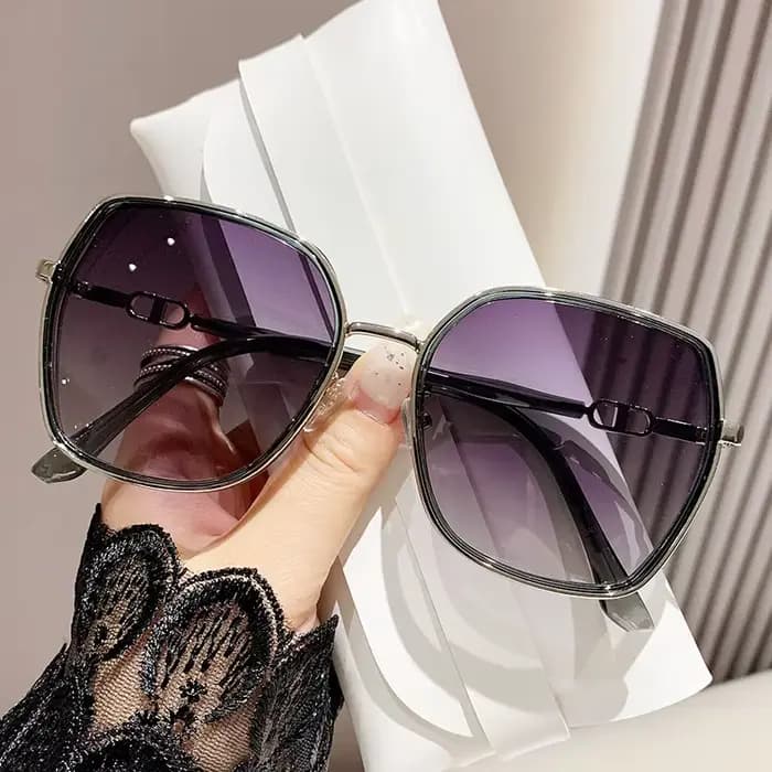 Lunettes de soleil à bord brillant pour femmes