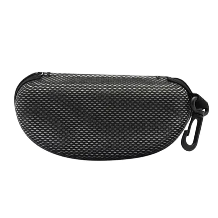 Étui rigide portable avec fermeture éclair pour lunettes de soleil