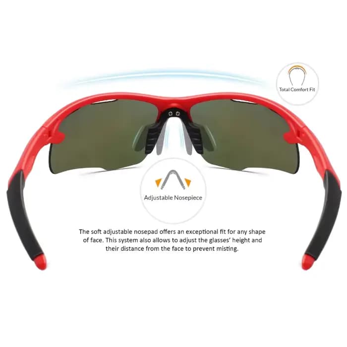 Jcorde I-Lunettes de soleil de sport pour hommes et femmes