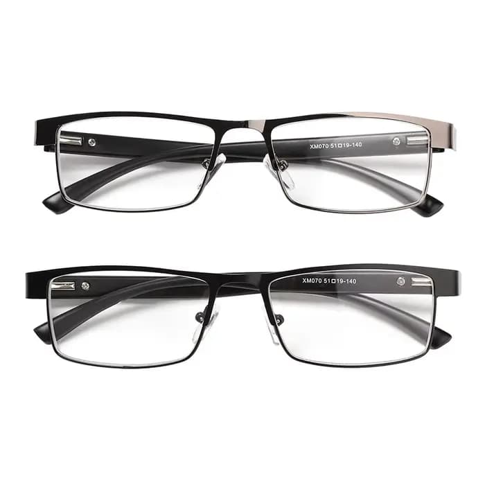 Lunettes de lecture d'affaires en alliage de titane pour hommes