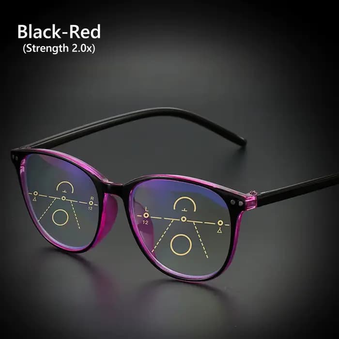 Lunettes de lecture multifocales anti-lumière bleue See Near & Far pour femmes et hommes
